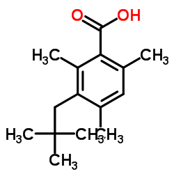 3-(2,2-Dimethylpropyl)-2,4,6-trimethylbenzoic acid结构式