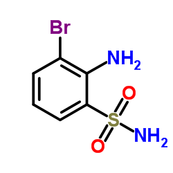 2-Amino-3-bromobenzenesulfonamide Structure