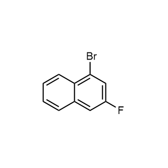 1-Bromo-3-fluoronaphthalene Structure