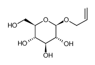 烯丙基β-D-吡喃葡糖苷结构式