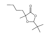 2-(tert-butyl)-5-butyl-5-methyl-1,3-dioxolan-4-one Structure