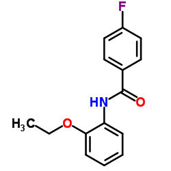 N-(2-Ethoxyphenyl)-4-fluorobenzamide结构式