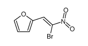 2-bromo-1-(2-furyl)-2-nitroethylene Structure