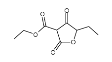5-ethyl-2,4-dioxo-tetrahydro-furan-3-carboxylic acid ethyl ester结构式