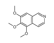 Isoquinoline, 5,6,7-trimethoxy结构式