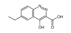 6-ethyl-4-oxo-1,4-dihydro-cinnoline-3-carboxylic acid Structure