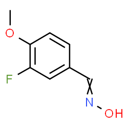 3-FLUORO-4-METHOXYBENZALDOXIME structure