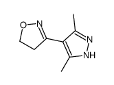3-(3,5-dimethylpyrazol-4-ylidene)-1,2-oxazolidine结构式