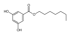 heptyl 3,5-dihydroxybenzoate结构式