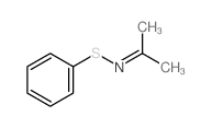 N-propan-2-ylidenebenzenesulfenamide结构式