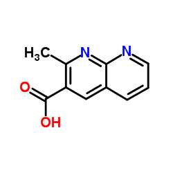 2-Methyl-1,8-naphthyridine-3-carboxylic acid Structure