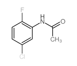 N-(5-chloro-2-fluorophenyl)acetamide Structure