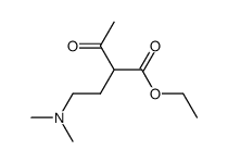 2-(2-dimethylamino-ethyl)-acetoacetic acid ethyl ester Structure