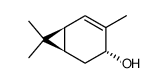 (+)-4α-hydroxy-2-carene结构式