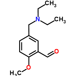 5-[(Diethylamino)methyl]-2-methoxybenzaldehyde结构式