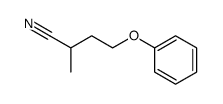 2-methyl-4-phenoxy-butyronitrile结构式