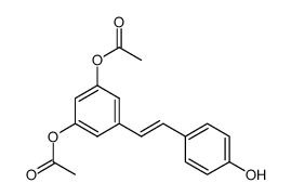 resveratrol 3,5-di-O-acetate Structure