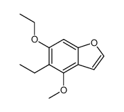 6-ethoxy-5-ethyl-4-methoxy-benzofuran Structure