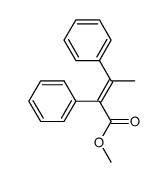 (E)-methyl 2,3-diphenyl-2-butenoate Structure