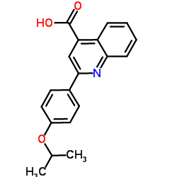 2-(4-Isopropoxyphenyl)-4-quinolinecarboxylic acid Structure