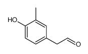 2-(4-hydroxy-3-methylphenyl)acetaldehyde Structure