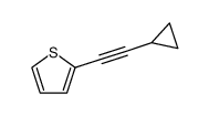 1-cyclopropyl-2-(thiophen-2-yl)acetylene结构式