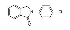 2-(4-chlorophenyl)isoindolin-1-one结构式