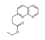 Ethyl 3-(1,8-naphthyridin-2-yl)propanoate结构式