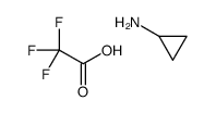 cyclopropanamine,2,2,2-trifluoroacetic acid结构式