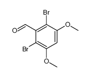 2,6-dibromo-3,5-dimethoxybenzaldehyde Structure