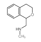 异苯并二氢吡喃-1-甲基甲胺结构式