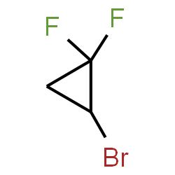 2-溴-1,1-二氟环丙烷结构式