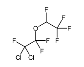 1,1-dichloro-1,2,2-trifluoro-2-(1,2,2,2-tetrafluoroethoxy)ethane结构式