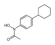 N-(4-cyclohexylphenyl)-N-hydroxyacetamide结构式