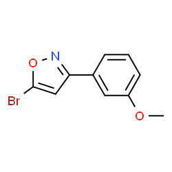 5-BROMO-3-(3-METHOXYPHENYL)ISOXAZOLE结构式