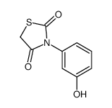 3-(3-Hydroxyphenyl)-1,3-thiazolidine-2,4-dione structure