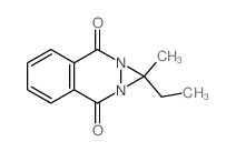 1-ethyl-1-methyldiazirino[1,2-b]phthalazine-3,8-dione结构式