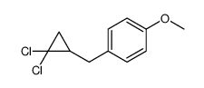 1-[(2,2-dichlorocyclopropyl)methyl]-4-methoxybenzene结构式