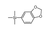 1-(TRIMETHYLSILYL)-3,4-(METHYLENEDIOXY)BENZENE Structure