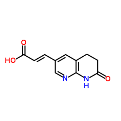 (E)-3-(7-oxo-1,5,6,7-tetrahydro-1,8-naphthyridin-3-yl)acrylic acid Structure