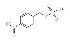 S-(4-(Hydroxy(oxido)amino)benzyl) methanesulfonothioate structure