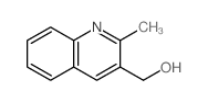 (2-methylquinolin-3-yl)methanol结构式