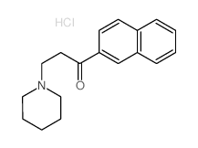 1-naphthalen-2-yl-3-(1-piperidyl)propan-1-one structure