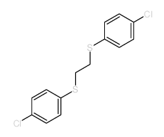 Benzene,1,1'-[1,2-ethanediylbis(thio)]bis[4-chloro- (9CI)结构式