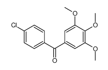 Methanone, (4-chlorophenyl)(3,4,5-trimethoxyphenyl)-结构式