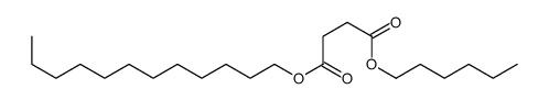 4-O-dodecyl 1-O-hexyl butanedioate结构式