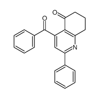 4-benzoyl-2-phenyl-7,8-dihydro-6H-quinolin-5-one结构式