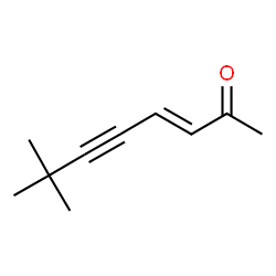 (E)-7,7-dimethyloct-3-en-5-yn-2-one结构式