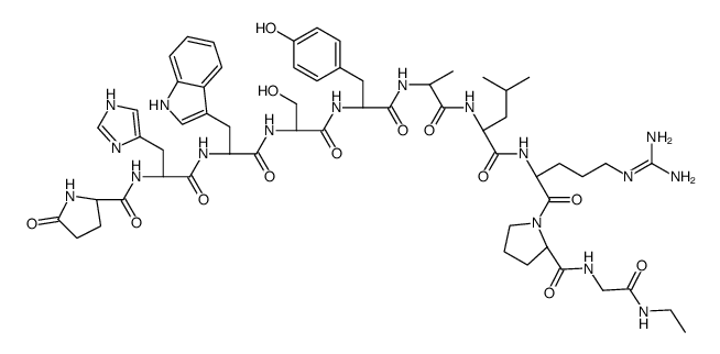 LHRH, N-Et-AlaNH2(6)-结构式