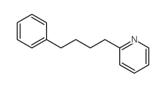 Pyridine,2-(4-phenylbutyl)- Structure